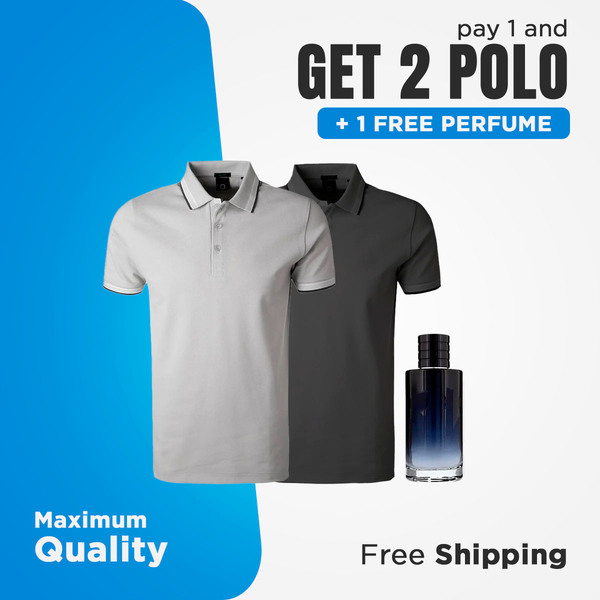 KIT POLO B. SHIRT [PAY 1 AND GET 2] + PERFUME